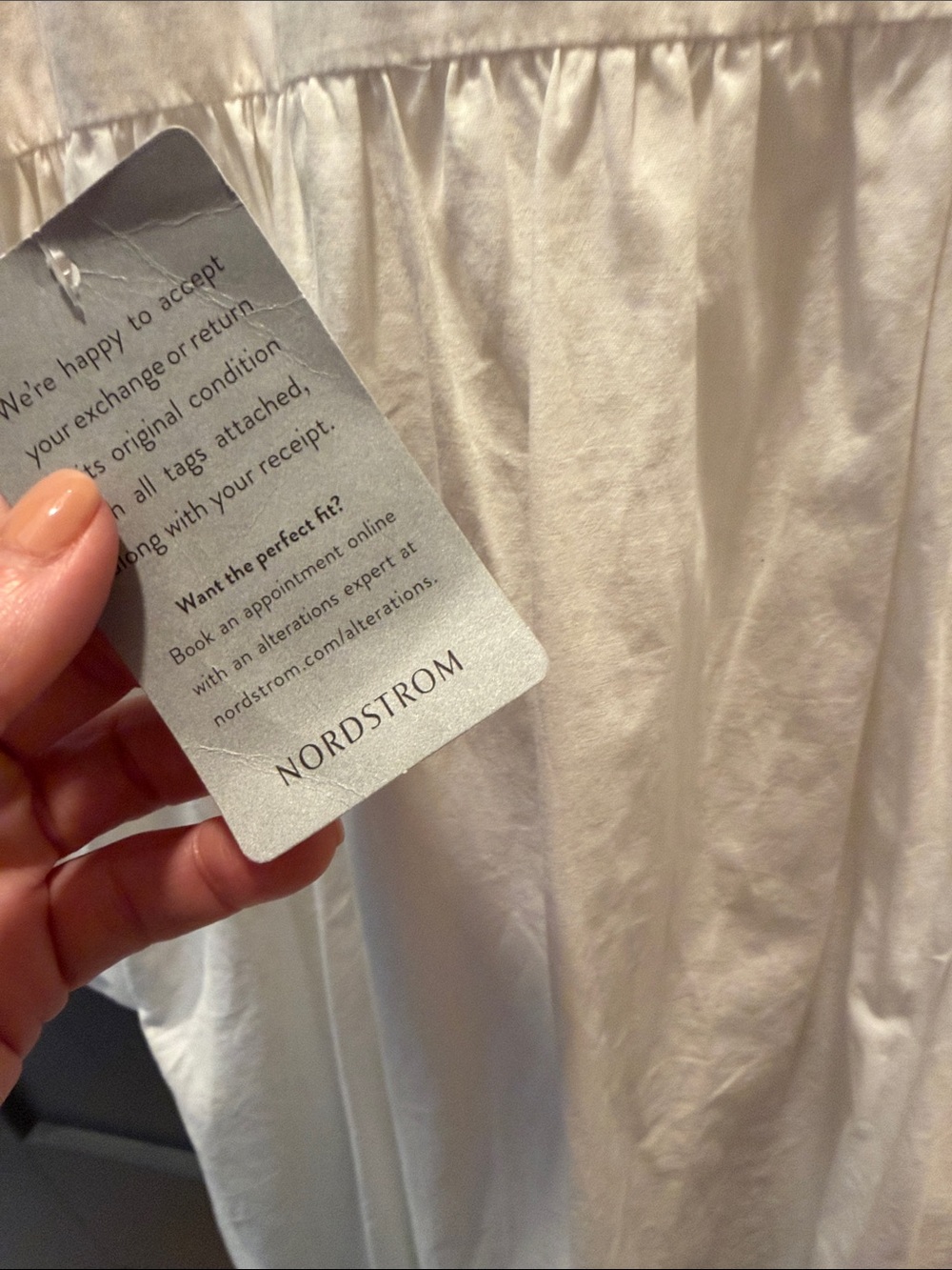 MIA MAC White Button-Front Midi Dress - Picture 8 of 9